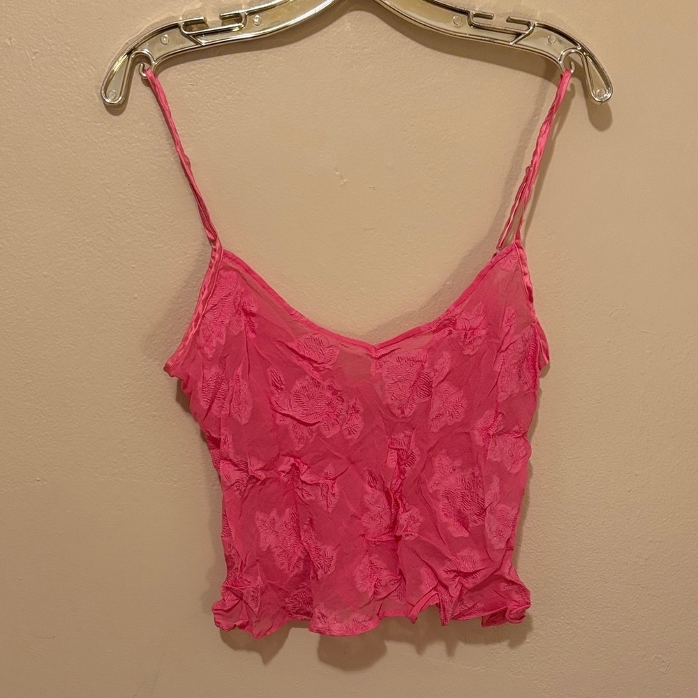 Pink Floral Women's Top